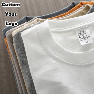 China Wholesale Breathable Classic Round Neck Polyester Blank White Plain Plus Size Casual T-Shirts For Men Cotton Custom Logo T Shirt for sale