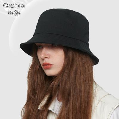 China Wholesale Cheapest High Quality Summer Cotton Men's Embroidery Empty Plain Striped Logo Bucket Hat Custom Made For Women for sale