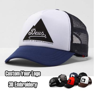 China breathable & Bulk Custom 5 Panel Foam Mesh Mesh Mesh Trucker Waterproof Breathable Empty Hat for sale