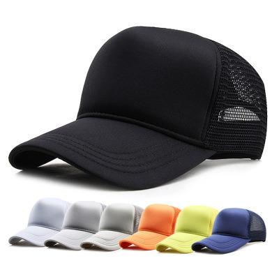 China breathable & Wholesale Custom Waterproof Golf Promotional Gift 5 Panel Foam Mesh Gorras Gorros Streetwear Cotton Cotton Baseball Trucker Hat for sale