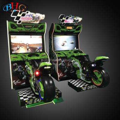 China Coin Operated Hardware+Acrylic Hardware+Acrylic Guangzhou GP Motorcycle Racing Arcade Game Machine for sale