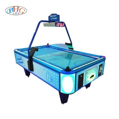 China hotest aluminum coin pusher air hockey table game machine for sale with electronic and led scorer for sale