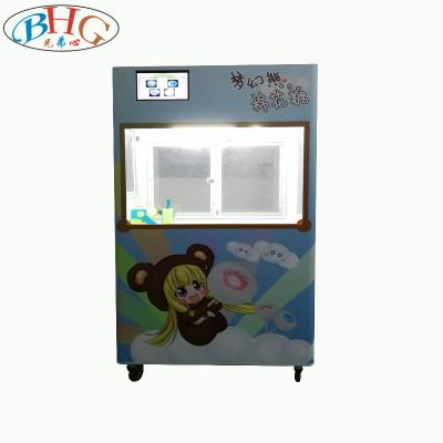 China New Products Commercial Catering Snacks Machines Cotton Candy Automatic Catering Machine Earn Money In Shopping Mall for sale