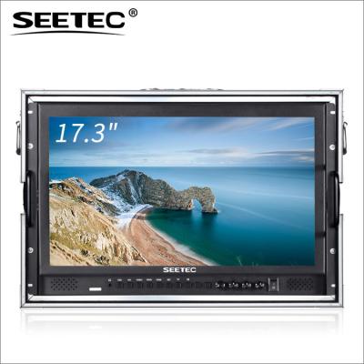 China 17.3inch Design 1920*1080 Broadcast Aluminum Handheld Manager Monitor With 3G-SDI HDMI AV YPbPr P173-9HSD-CO 414LX280HX35.1D mm (WITHOUT bracket) for sale