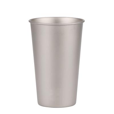 China Drinkware 450ml Coffee Water Beer Wine Cup Eco - Friendly Sustainable Camping Titanium Mug for sale