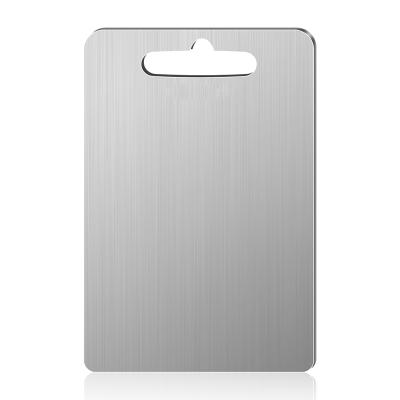 China Sustainable Kitchenware Minimalist Titanium Cutting Plates Style Cutting Board for sale