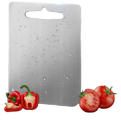 China Restaurant Sustainable Multifunctional Kitchen Tableware Titanium Cutting Plates Meat / Vegetable Cutting Board for sale