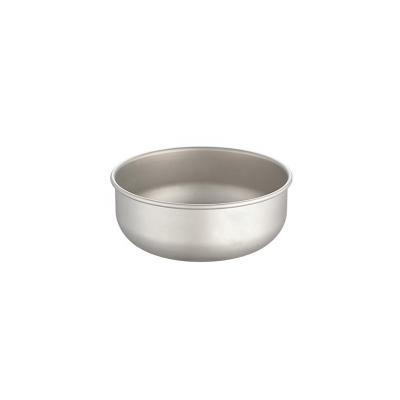 China Titanium Lightweight Outdoor Camping Salad Bowl Dish Bowl Durable Lightweight Camping Set for sale