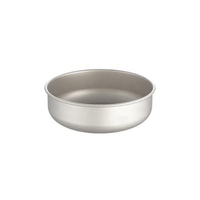 China Lightweight 146mm Outdoor Camping Salad Bowl Titanium Durable Lightweight Soup Bowl for BBQ Hiking Picnic for sale