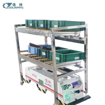 China High Productivity Industrial Warehouse Automated Warehousing Air Surveillance System Cold Robotic Shuttle AGV Service for sale