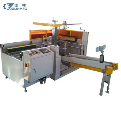 China JOLINMFG Food Easy Operation Semi-automatic Carton Paper Box Forming Machine Case Erector Carton Erector for sale