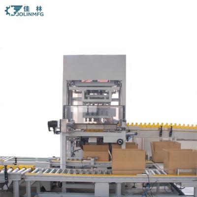 China Automatic Beverage Carton Case Packer Machine For Canned Beer Bottle Or Juice for sale