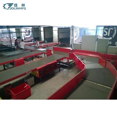 China Customized Automatic Line Heat Resistant Belt Conveyor Machine Parcel Rubber Belt Sorter Conveyor System for sale