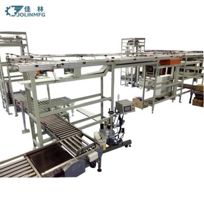 China Garment Shops Warehouse Logistics Industry Automated Carton Motorized Roller Conveyor Line Conveyor System For Box for sale