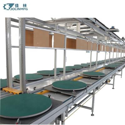 China Hear Quality Heavy Duty Reliable Workshop Motorized Tv Set Mobile Led Belt Conveyor Line With Worktables Conveyor for sale