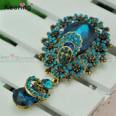 China Vintage brooch hijab crystal brooch for women WBR-1545 for sale