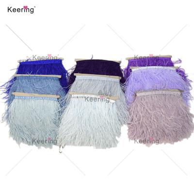 China Sale Eco-friendly Mixed Color Decoration Ostrich Feather For Dress WFT-003 for sale