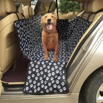 China Eco-Friendly Dog Carriers Waterproof Hammock Back Protector With Back Seat Belt Transportin Perro Dog Car Seat Cover Mats for sale