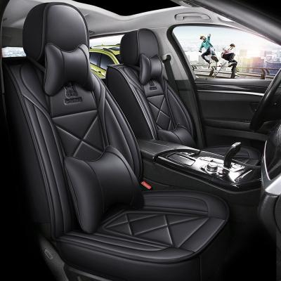 China High Quality Sports Fashion Leather Car Seat Cover Full Set Universal Car Seat Covers Custom for sale