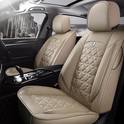 China The Luxury Car Seat Cover PU Leather Waterproof Auto Seat Cover Full Set The Luxury Car Interiors Accessories for sale