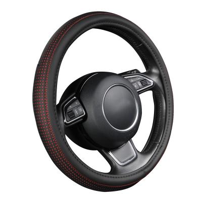 China Luxury Super Luxury Car Carbon Leather Fiber Steering Wheel Cover for sale