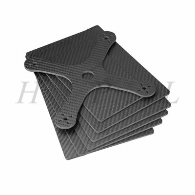 China Abrasion-resistant according to drawings precision machining carbon fiber sheet 2mm for sale