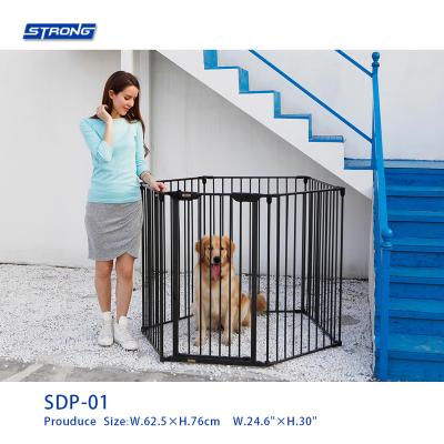 China Popular Panels Puppy Strong Durable Folding Viable Pen Play Fence Exercise Cages SDP-01/SDP-02 for sale