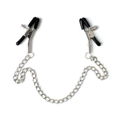 China Wholesale Sexy Body Nipple Piercing Clips Clamps Sexy Double Clip Non Piercing Nipple Rings Breast Clamps for sale