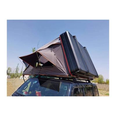 China Good Quality Quick Opening Camping 3 Man Aluminum Small Car Hard Shell Roof Top Tent for sale