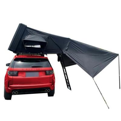 China Low Price Canvas Roof Top Tent Quick Opening Side Opening Hard Shell Aluminum Hardtop Tent Car Roof Top for sale