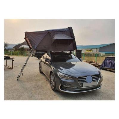 China Adventure Fast Offroad Car Opening 4X4 Aluminum ABS Hard Shell Skyroof Roof Top Tents For Camping for sale