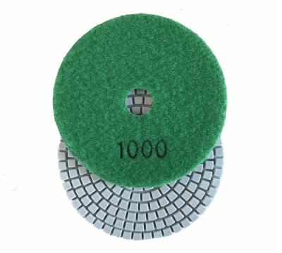 China For Granite Ceramic Tile Performance Diamond Porcelain Porcelian Glass Good Flexible Polishing Pads for sale