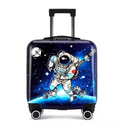 China Fashion Wholesale Customized Logo Rolling Hard Luggage Suit Cases Travel Portable Durable Waterproof Children's ABC+PC Luggage & Trolley Bags for sale