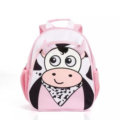 China Fashion Style Custom Simple School Bags For Kids Backpack With Storage Book Work Cute Cartoon Travel High Quality Polyester Backpack for sale