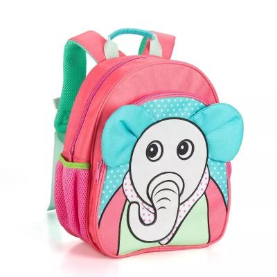 China Wholesale Custom Cute Cartoon Fashion Factory Girls School Bag Boys Portable Kids Bag With Cute Elephant Print Patter School Backpack for sale