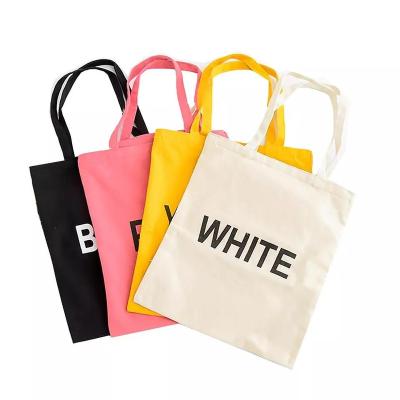 China Wholesale-Hot Wholesale Durable Simple Empty Bag Canvas Cotton Tote Bags Custom Printed Logo Organic Large Capacity Handbag for sale