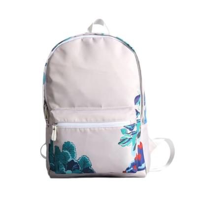 China Fashion Wholesale Logo Printed Bookbag Waterproof Polyester Fiber Laptop Bag Travel School Backpack Hot Selling Custom Large Capacity Bag for sale