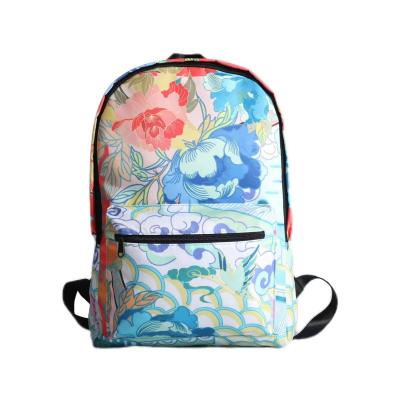 China Hot Wholesale Customized Fashion Logo Printing Polyester School Travel Boys Girls Boys Kids Waterproof Large Capacity Dustproof Backpack for sale