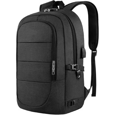 China Wholesale Fashion Travel Multifunctional Business Laptop Backpack USB Earphone Charging Left Interface Fits Below 17.3