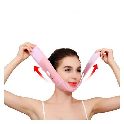 China Adjust Face to Face Chin Reducer Facial Strap Slimming Adjustable Double Line V Waist Lifting Bandage for sale