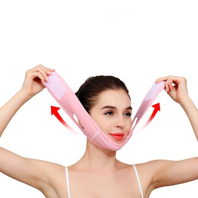 China Fit V Waist Lift Massager Hot Selling Belt To Women Face Lift Tool V Lift Mask Double Chin Reducer Shaper Massager Face Band Belt for sale