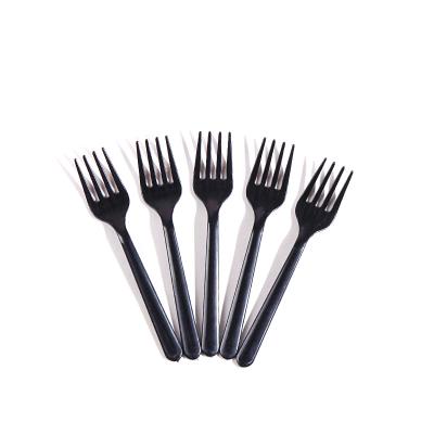 China Thickening 100Pcs Plastic Cake Disposable Fruit Tableware Dessert Cutlery Spoon Knife And Plastic Forks Set for sale