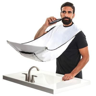 China New SANITAIRE Male Beard Shaving Apron Care Clean Hair Bibs Razor Holder Adult Bathroom Organizer for sale