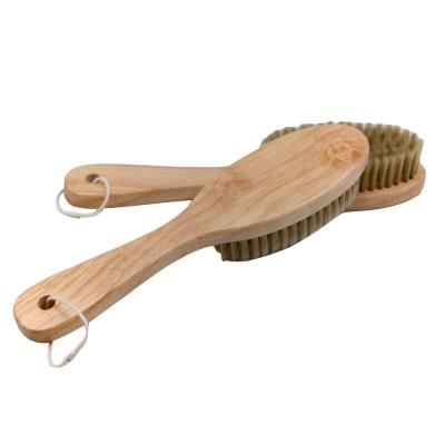 China Sustainable Universal Soft-Stiffened Shoe Brush With Wooden Handle for sale