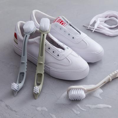 China Sustainable Cheap Stocked Plastic Shoe Brush Shoe Cleaner Shoe Brush For Cleaning Sneaker for sale