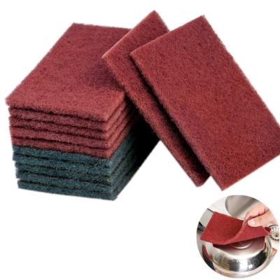 China Emery Scouring Pad Iron Pot Decontamination Durable Nylon Derusting Clean Dish Towels Clean Cloth Kitchen Bathroom Clean Tool for sale