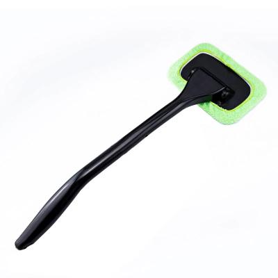 China Microfiber Long Viable Wiper Kit Wiper Brush Cleaning Car Window Cleaning Brush Handle Auto Cleaning Tool for sale