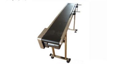 China 200mm Flat Belt Conveyor For Beverage Juice Production Line / Ink Jet Printer for sale