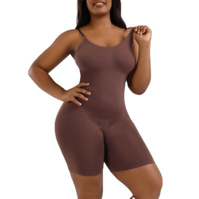 China Seamless Slimming Body Shapers Women Shaper Shapewear Tummy Control Butt Lifter Breathable Detachable Full Straps Body for sale