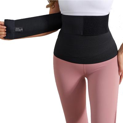 China Breathable Women Belt Wraptrainer Body Shaper Bandage Belly Control Slimming Belt Waist Wrap Trainer for sale